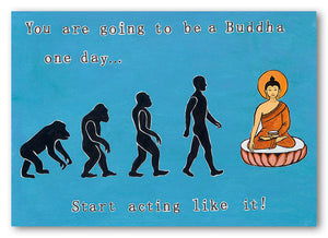 Evolution Greeting Card