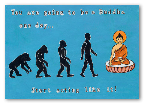 Evolution Greeting Card