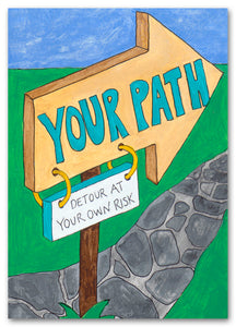 Your Path Greeting Card